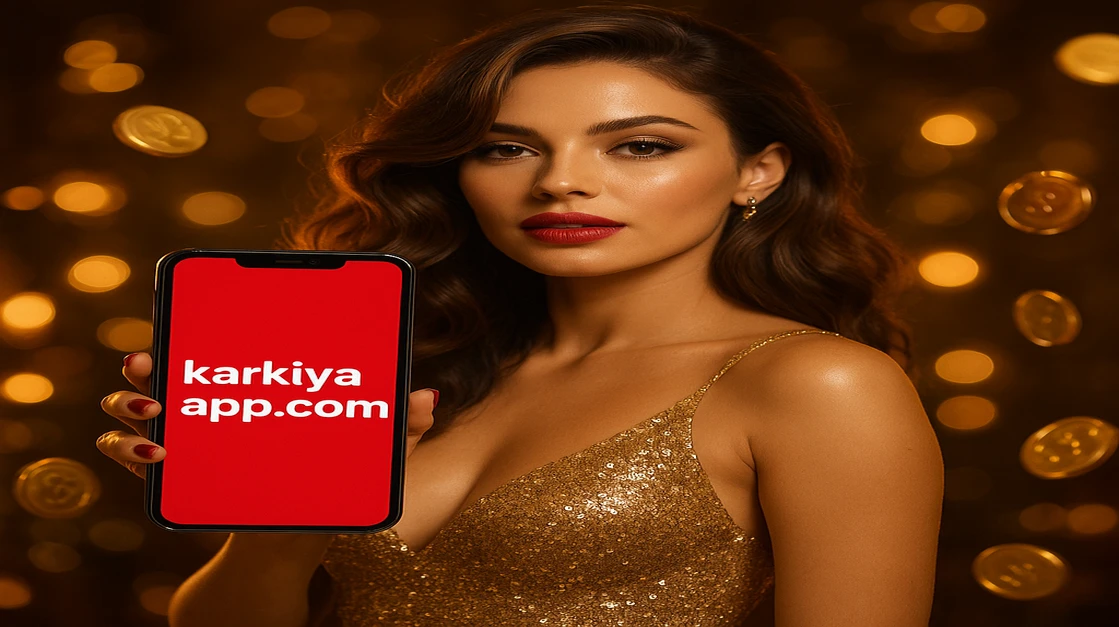 বেগুনি চুলের এক শক্তিশালী নারী একটি পিস্তল ধারন করে জ্বলন্ত আর্কেড গেমটির পাশে দাঁড়িয়ে আছেন, যার স্ক্রিনে 'লগইন' দেখা যাচ্ছে; আপনি Karkiya-তে সর্বাধিক রোমাঞ্চকর আর্কেড অভিজ্ঞতায় লগইন করতে প্রস্তুত।